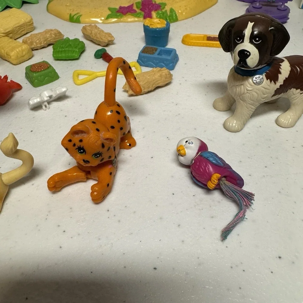 Lot Vintage 90's Kenner‎ LPS Littlest Pet Shop Bundle Animals & Accessories RARE